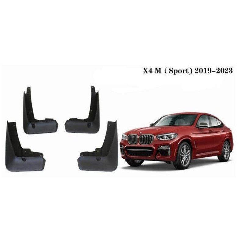 Car Craft Compatible With Bmw X4 G02 M Sport 2019-2023 Car Tyre Mudflaps Mud Flap Mud Guard Fender Splash Guard Bm2009 CC-7429 - CAR CRAFT INDIA