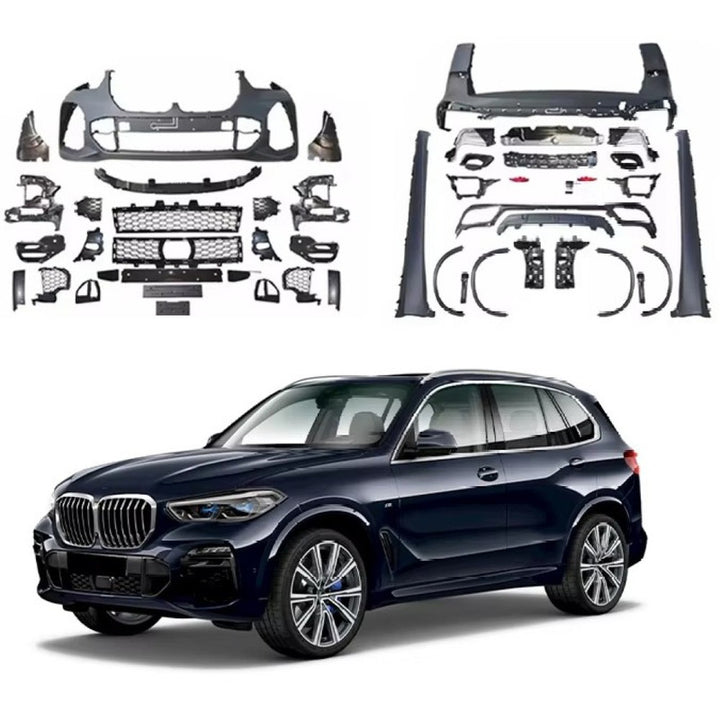 Car Craft Compatible With Bmw X5 G05 2019-2022 Upgrade Facelift Convert To X5 M Tech F95 M Sport Bodykit Bumper