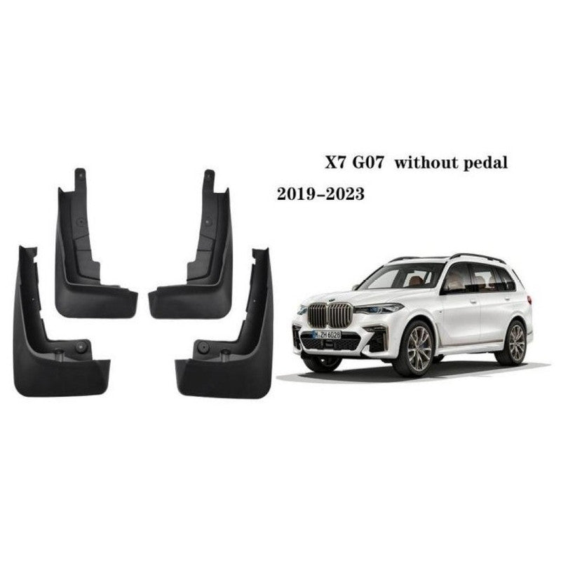 Car Craft Compatible With Bmw X7 G07 2019-2023 Without Pedal Car Tyre Mudflaps Mud Flap Mud Guard Fender Splash Guard Bm2016