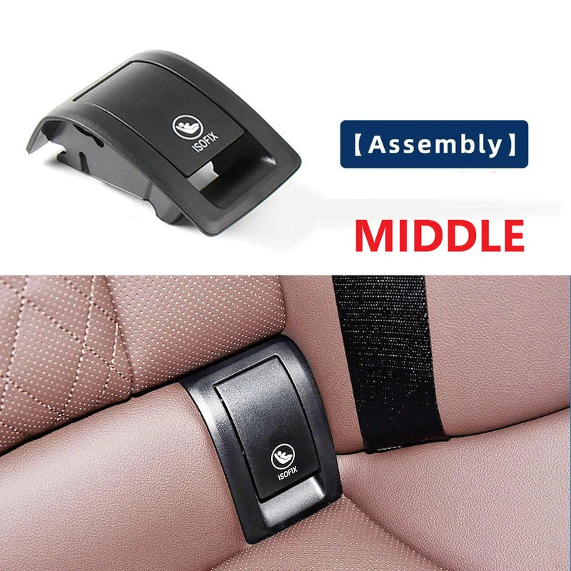 Car Craft Compatible With Bmw 3 Series G20 G28 2019-2025 Rear Bracket Child Seat Clip Rear Seat Buckle Isofix Cover Assembly 52207499571 Black CC-8940