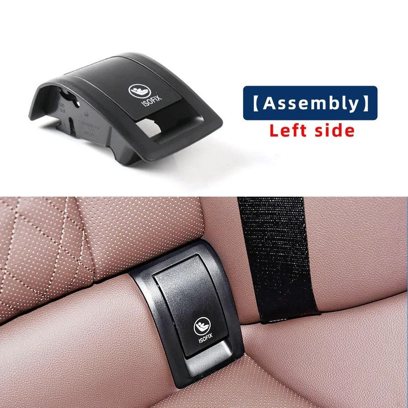 Car Craft Compatible With Bmw 3 Series G20 G28 2019-2025 Rear Bracket Child Seat Clip Rear Seat Buckle Isofix Cover Assembly 52209108437 Black CC-8939
