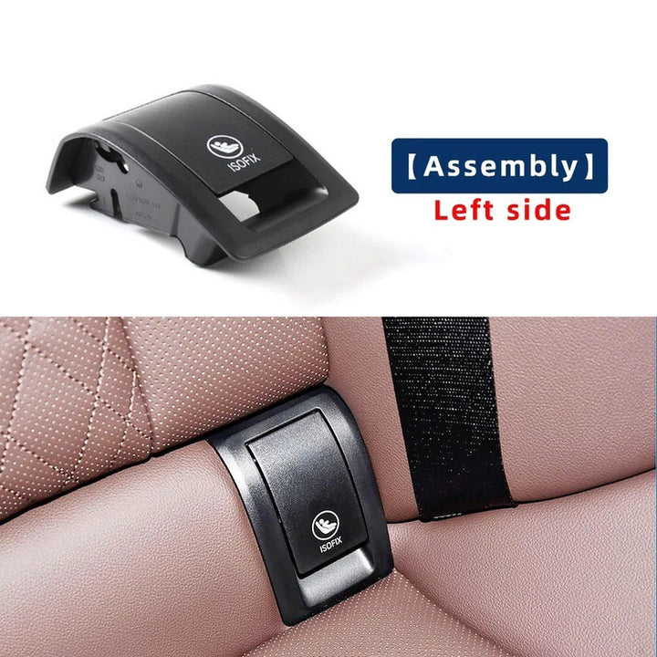 Car Craft Compatible With Bmw 3 Series G20 G28 2019-2025 Rear Bracket Child Seat Clip Rear Seat Buckle Isofix Cover Assembly 52209108437 Black CC-8939