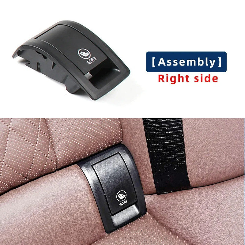 Car Craft Compatible With Bmw 3 Series G20 G28 2019-2025 Rear Bracket Child Seat Clip Rear Seat Buckle Isofix Cover Assembly 52209108438 Black CC-8941