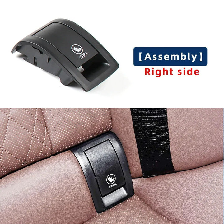 Car Craft Compatible With Bmw 3 Series G20 G28 2019-2025 Rear Bracket Child Seat Clip Rear Seat Buckle Isofix Cover Assembly 52209108438 Black CC-8941