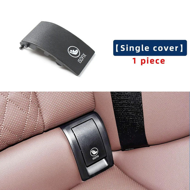 Car Craft Compatible With Bmw 3 Series G20 G28 2019-2025 Rear Bracket Child Seat Clip Rear Seat Buckle Isofix Cover 52209108437-1 Black CC-8942