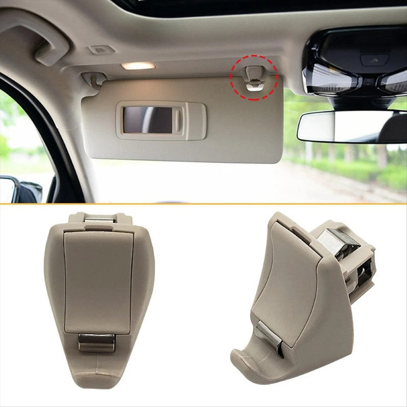 Car Craft Compatible With Bmw 3 Series G20 2018-2024 X3 G01 2017-2024 X4 G02 2018-2024 Car Interior Roof Sunvisor Sun Visor Shade Support Clip Holder Bracket 51167445683 Biege - CAR CRAFT INDIA