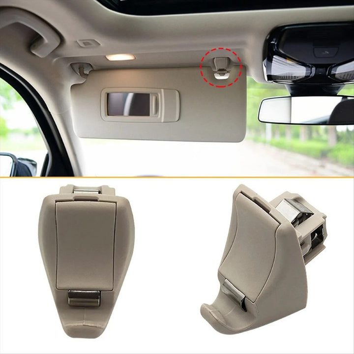 Car Craft Compatible With Bmw 3 Series G20 2018-2024 X3 G01 2017-2024 X4 G02 2018-2024 Car Interior Roof Sunvisor Sun Visor Shade Support Clip Holder Bracket 51167445683 Biege - CAR CRAFT INDIA