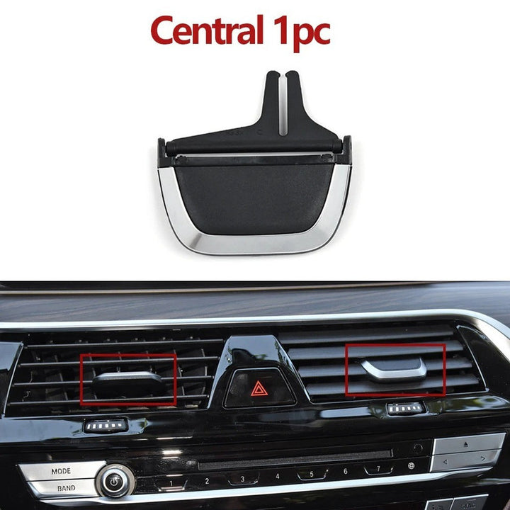 Car Craft Compatible With Bmw 5 Series G30 Series G32 2018-2022 Car Dashboard A/c Air Outlet Vent Paddle Clip Ac Vent Grill Clip Slider 64229329579 Middle Centre
