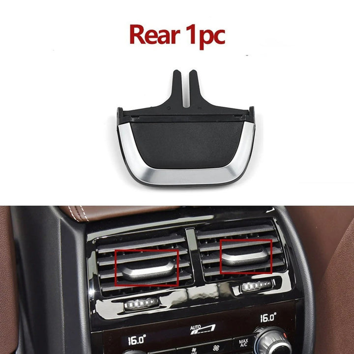 Car Craft Compatible With Bmw 5 Series G30 Series G32 2018-2022 Car Dashboard A/c Air Outlet Vent Paddle Clip Ac Vent Grill Clip Slider 64229357865/57866/30687/330685/330686 Rear