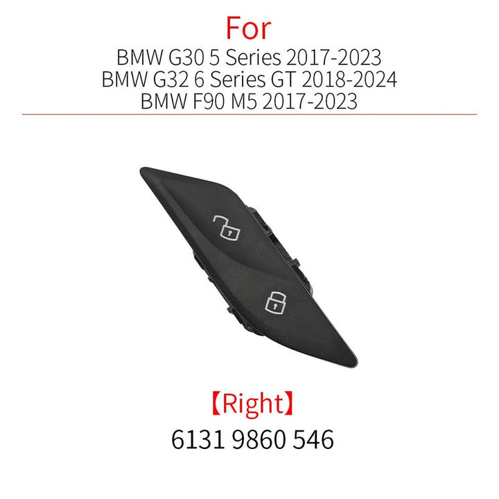 Car Craft Compatible With Bmw 5 Series G30 2017-2023 6 Series G32 Gt 2018-2023 Car Interior Central Door Lock Unlock Switch Button Cover 61319860546 Right - CAR CRAFT INDIA