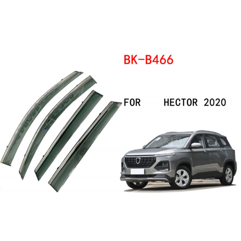 Car Craft Compatible With Mg Hector 2019+ Rain Shine Side Window Wind Deflectors Rain Sun Guard Door Visor Doorvisor Deflector Visor Shades Ventvisor Strip CC-7713 - CAR CRAFT INDIA