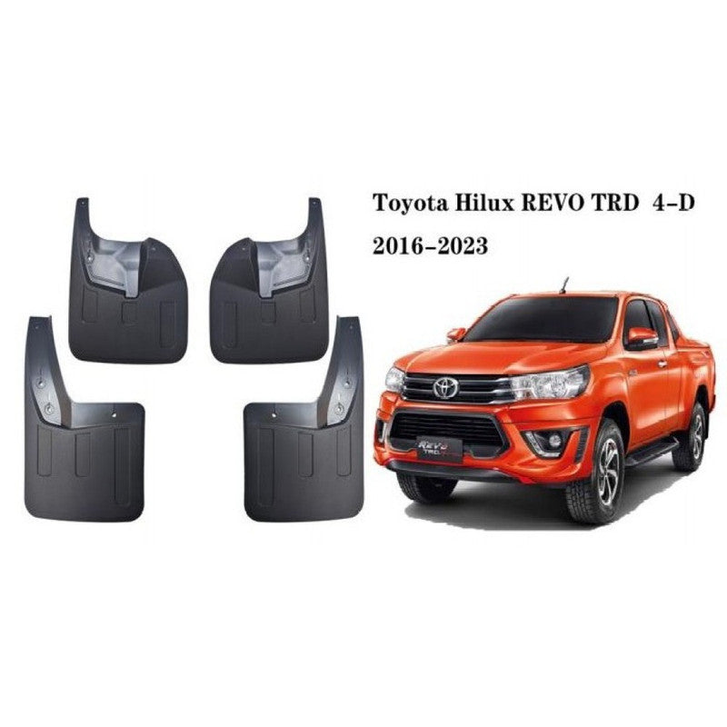 Car Craft Compatible With Toyota Hilux Revo 2016-2023 Car Tyre Mudflaps Mud Flap Mud Guard Fender Splash Guard To3073 CC-7330 - CAR CRAFT INDIA