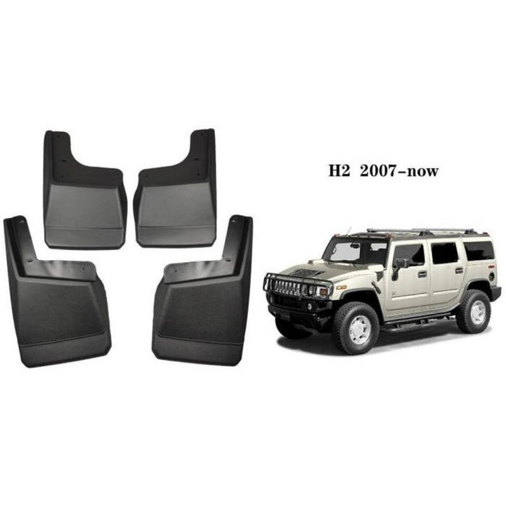 Car Craft Compatible With Hummer H2 2007+ Car Tyre Mudflaps Mud Flap Mud Guard Fender Splash Guard Hu2001 CC-7564 - CAR CRAFT INDIA