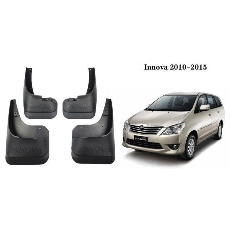Car Craft Compatible With Toyota Innova 2010-2015 Car Tyre Mudflaps Mud Flap Mud Guard Fender Splash Guard To3051 CC-7335 - CAR CRAFT INDIA
