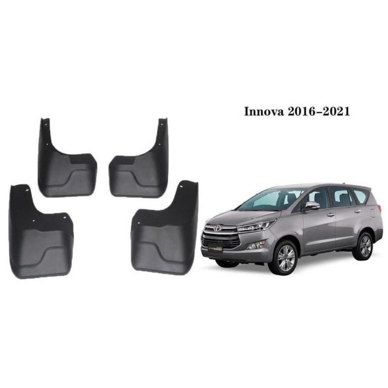 Car Craft Compatible With Toyota Innova 2016-2021 Car Tyre Mudflaps Mud Flap Mud Guard Fender Splash Guard To3052 CC-7336 - CAR CRAFT INDIA