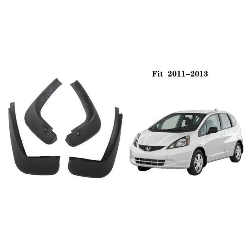 Car Craft Compatible With Honda Fir Jazz 2011-2013 Car Tyre Mudflaps Mud Flap Mud Guard Fender Splash Guard Hog1023 CC-7350 - CAR CRAFT INDIA