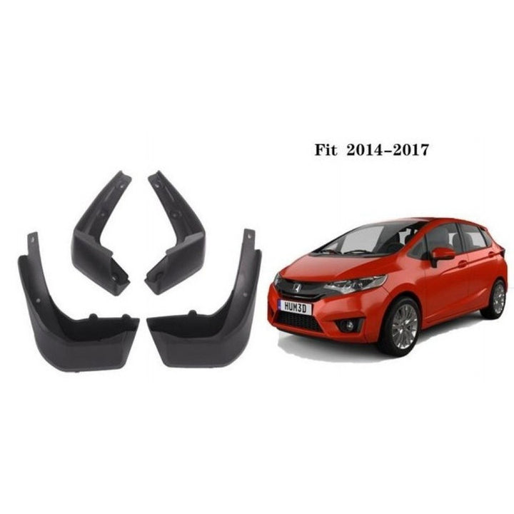 Car Craft Compatible With Honda Fir Jazz 2014-2017 Car Tyre Mudflaps Mud Flap Mud Guard Fender Splash Guard Hog1024 CC-7351 - CAR CRAFT INDIA
