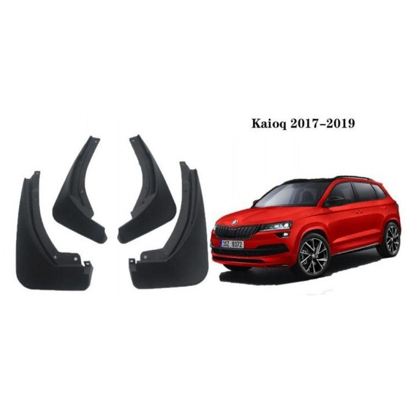 Car Craft Compatible With Skoda Kaioq 2017-2019 Usa Car Tyre Mudflaps Mud Flap Mud Guard Fender Splash Guard Sk2002 Usa CC-7527 - CAR CRAFT INDIA