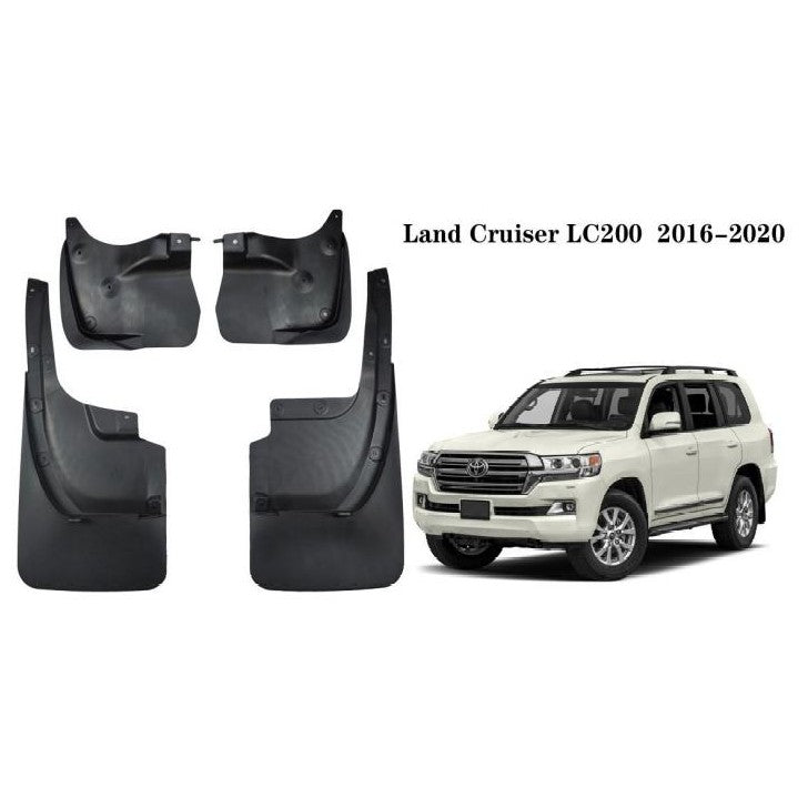 Car Craft Compatible With Toyota Land Cruiser Lc200 2016-2020 Car Tyre Mudflaps Mud Flap Mud Guard Fender Splash Guard To3072 CC-7324 - CAR CRAFT INDIA