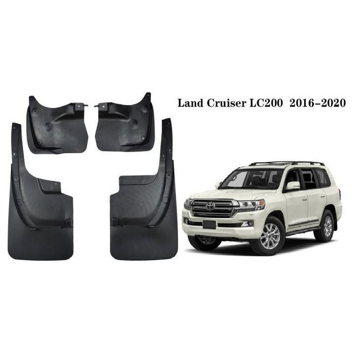 Car Craft Compatible With Toyota Land Cruiser Lc200 2016-2020 Car Tyre Mudflaps Mud Flap Mud Guard Fender Splash Guard To3072 CC-7324 - CAR CRAFT INDIA