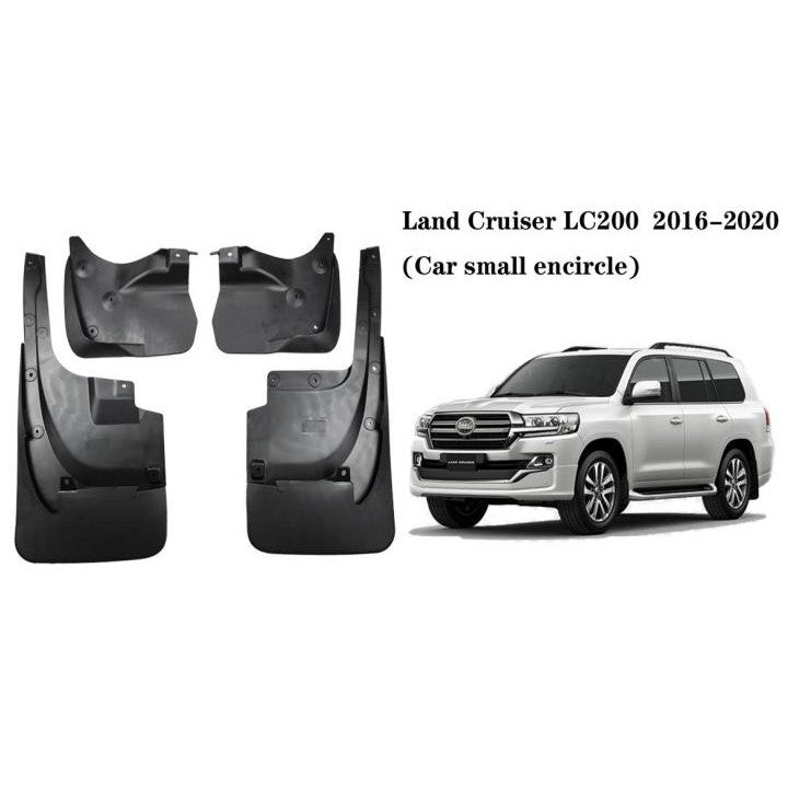 Car Craft Compatible With Toyota Land Cruiser Lc200 2016-2020 Small Encircle Car Tyre Mudflaps Mud Flap Mud Guard Fender Splash Guard To3038 CC-7325 - CAR CRAFT INDIA