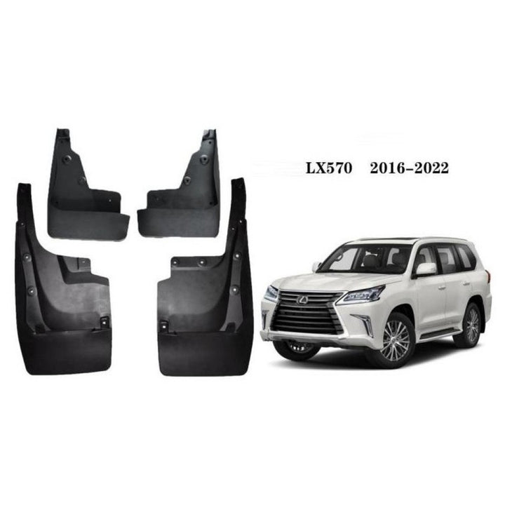 Car Craft Compatible With Lexus Lx570 2016-2022 Car Tyre Mudflaps Mud Flap Mud Guard Fender Splash Guard Le2010 CC-7359 - CAR CRAFT INDIA