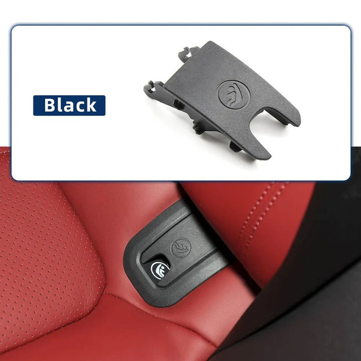 Car Craft Compatible With Porsche Macan 2014-2026 Rear Bracket Child Seat Clip Rear Seat Buckle Isofix Cover 95b8871871e0 Black CC-8938