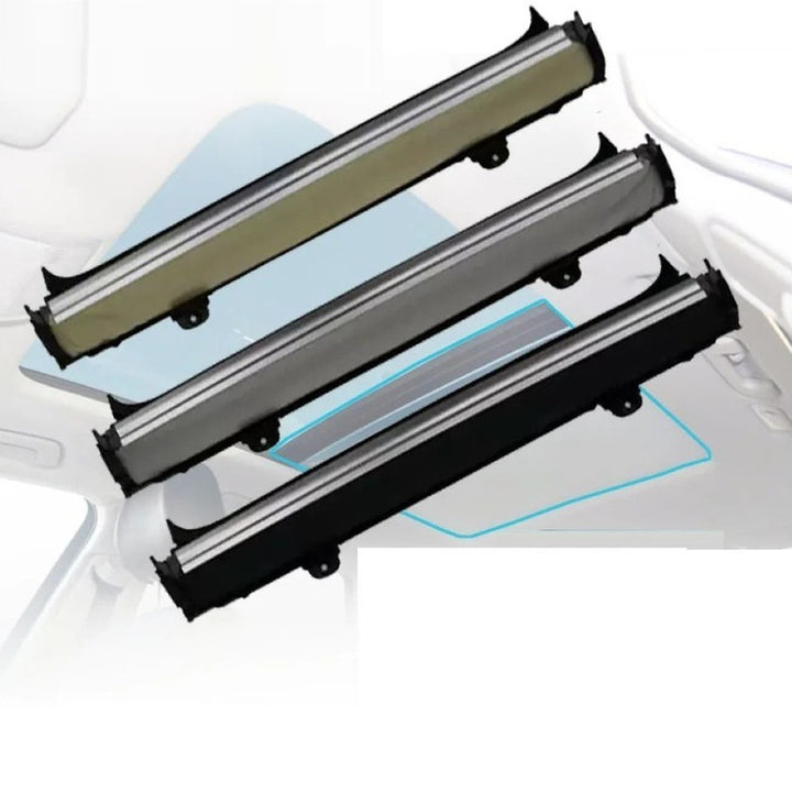 Car Craft Compatible With Mini Cooper R55 R56 2007-2014 Car Panoramic Sunroof Curtain Roof Roller Blinds Shade Cloth Curtain Assembly Rear 54102755849 Jlhe011zh Black