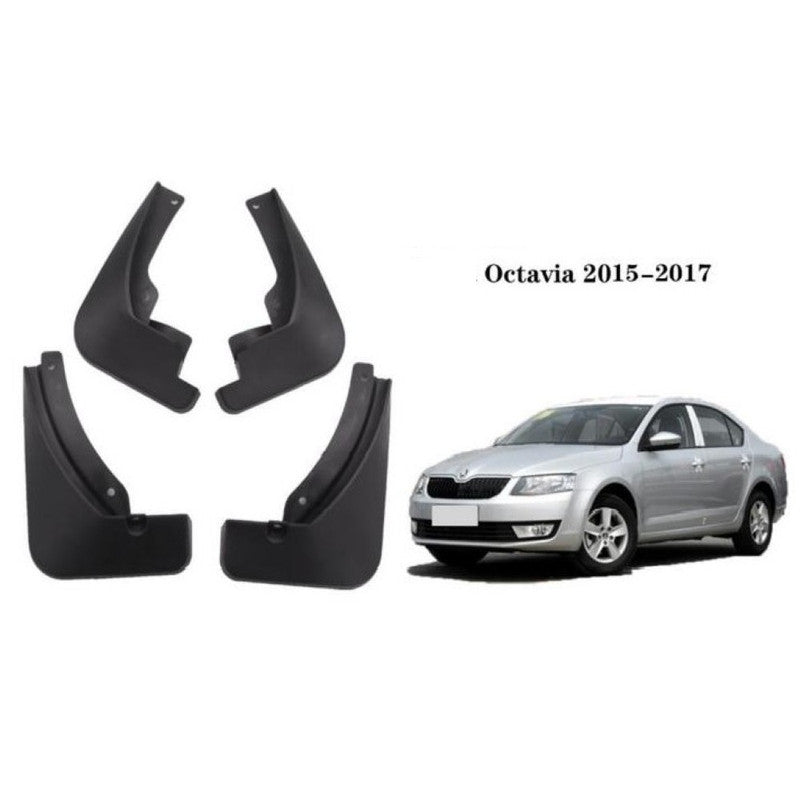 Car Craft Compatible With Skoda Octavia 2014-2017 Car Tyre Mudflaps Mud Flap Mud Guard Fender Splash Guard Sk1002 CC-7519 - CAR CRAFT INDIA