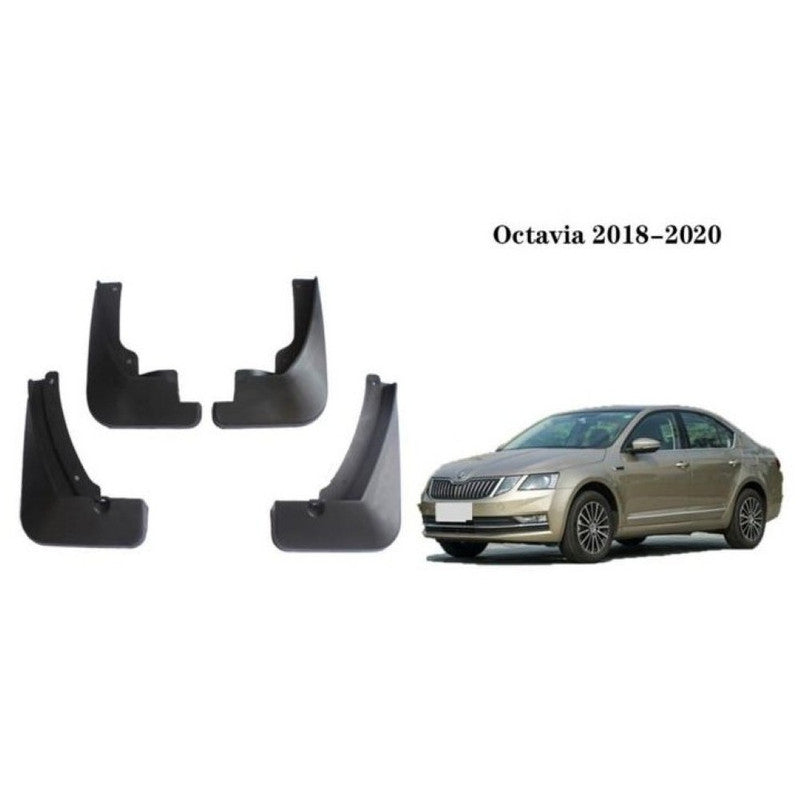 Car Craft Compatible With Skoda Octavia 2018-2021 Car Tyre Mudflaps Mud Flap Mud Guard Fender Splash Guard Sk1003 CC-7520 - CAR CRAFT INDIA