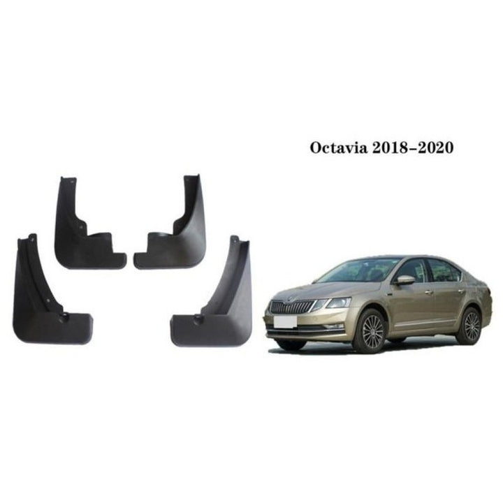 Car Craft Compatible With Skoda Octavia 2018-2021 Car Tyre Mudflaps Mud Flap Mud Guard Fender Splash Guard Sk1003 CC-7520 - CAR CRAFT INDIA