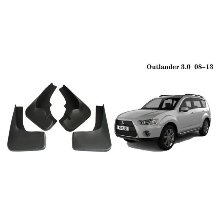 Car Craft Compatible With Mitsubishi Outlender 2008-2013 Car Tyre Mudflaps Mud Flap Mud Guard Fender Splash Guard Mi2004 CC-7357 - CAR CRAFT INDIA