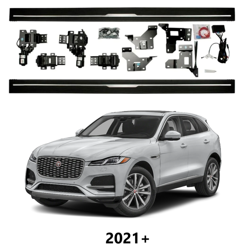 Car Craft Compatible With Jaguar F Pace 2021+ Automatic Deployable Electric Side Step Retractable Ladder Pedal Running Boards Side Step Ps-jg077