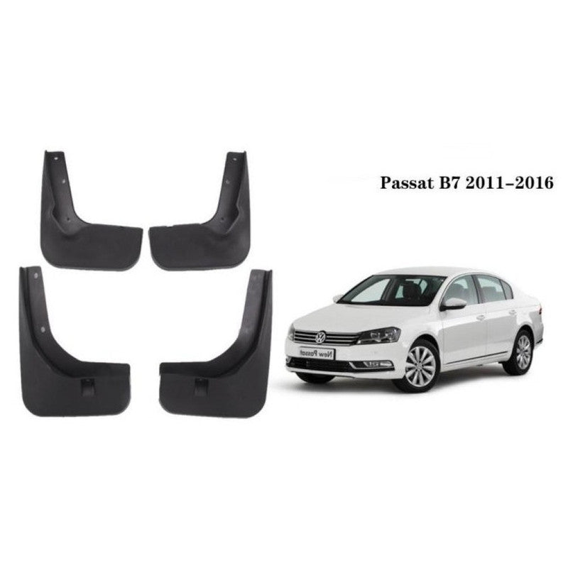 Car Craft Compatible With Volkswagen Vw Passat B7 2011-2016 Car Tyre Mudflaps Mud Flap Mud Guard Fender Splash Guard Vws1008 CC-7511 - CAR CRAFT INDIA