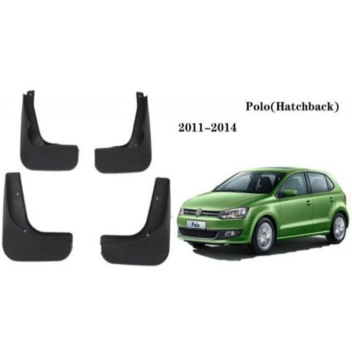 Car Craft Compatible With Volkswagen Vw Polo 2011-2014 Car Tyre Mudflaps Mud Flap Mud Guard Fender Splash Guard Vws1013 CC-7513 - CAR CRAFT INDIA