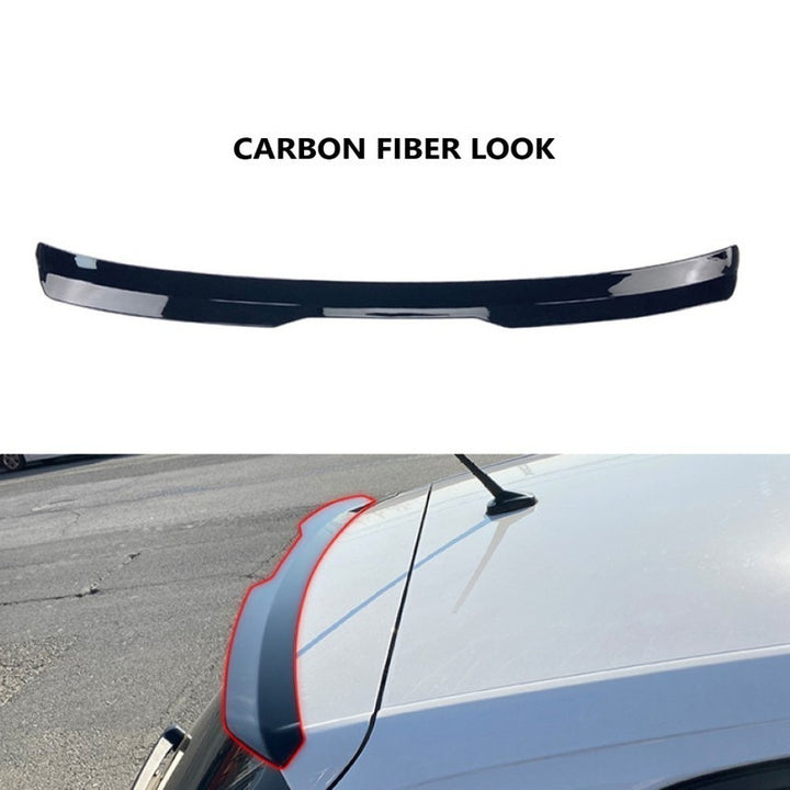 Car Craft Compatible With Volkswagen Polo Mk5 6r 6c 2009-2024 Rear Trunk Boot Roof Wing Lip Spoiler Splitter Skirts Max Style Zst Carbon Fiber Look
