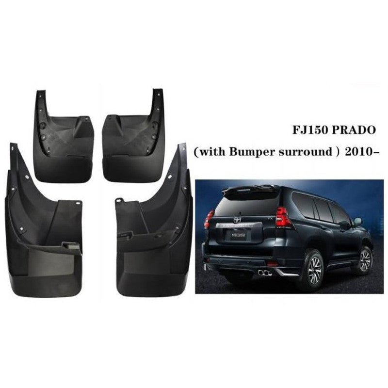 Car Craft Compatible With Toyota Prado 2010-2018 Wbs Car Tyre Mudflaps Mud Flap Mud Guard Fender Splash Guard Ty-to103032-1 CC-7617 - CAR CRAFT INDIA