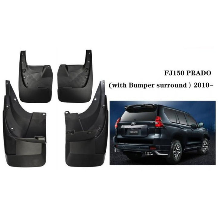 Car Craft Compatible With Toyota Prado 2010-2018 Wbs Car Tyre Mudflaps Mud Flap Mud Guard Fender Splash Guard Ty-to103032-1 CC-7617 - CAR CRAFT INDIA