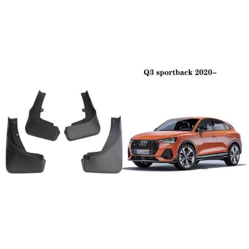 Car Craft Compatible With Audi Q3 Sportback 2020+ Car Tyre Mudflaps Mud Flap Mud Guard Fender Splash Guard Au2023 CC-7398 - CAR CRAFT INDIA