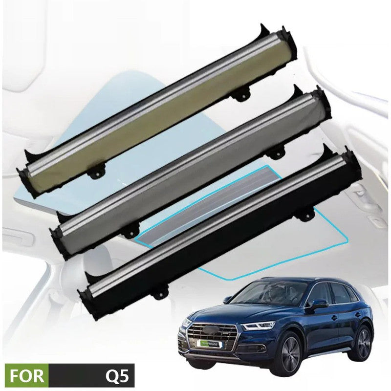 Car Craft Compatible With Audi Q5 2018-2023 Car Panoramic Sunroof Curtain Roof Roller Blinds Shade Cloth Assembly 83g877307 Tcjlm136z Beige