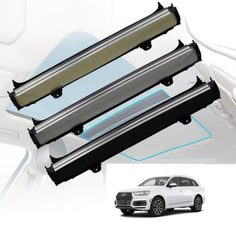 Car Craft Compatible With Audi Q7 2016-2025 Car Panoramic Sunroof Curtain Roof Roller Blinds Shade Cloth Curtain Assembly 4m0877307a2zv Jl0m105z Beige