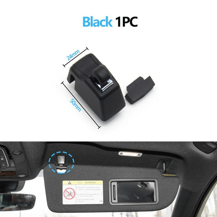 Car Craft Compatible With Audi Q7 2006-2014 Volkswagen Vw Touareg 2011-2018 Porsche Cayenne 2011-2018 Car Sun Shade Visor Fixing Buckle Retainer Sun Visor Support Clip Hook Bracket 4l08595619j0 Black CC-7823