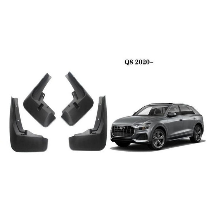 Car Craft Compatible With Audi Q8 2020 Car Tyre Mudflaps Mud Flap Mud Guard Fender Splash Guard Au2022 CC-7407 - CAR CRAFT INDIA