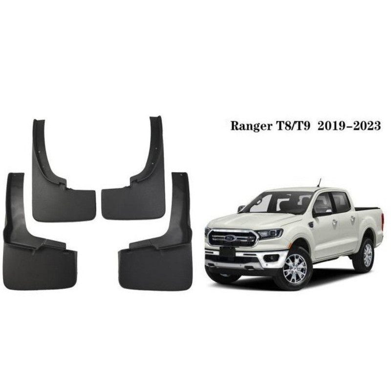 Car Craft Compatible With Ford Ranger T8 2019-2023 Car Tyre Mudflaps Mud Flap Mud Guard Fender Splash Guard Ty-fd3008 CC-7625 - CAR CRAFT INDIA