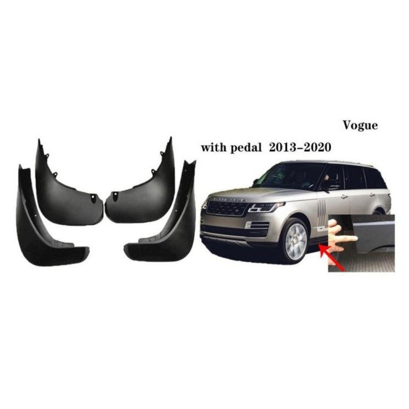 Car Craft Compatible With Land Range Rover Vogue 2013-2022 With Pedal Car Tyre Mudflaps Mud Flap Mud Guard Fender Splash Guard Lr2003
