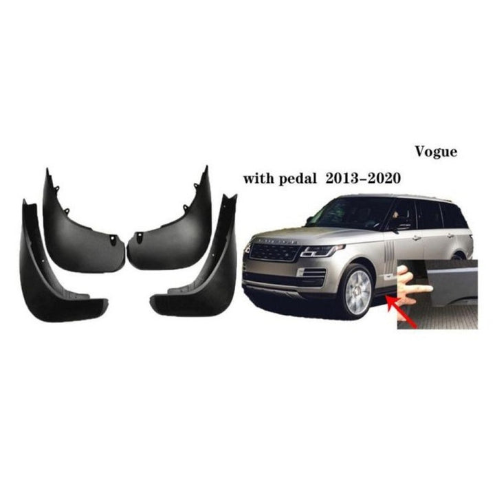 Car Craft Compatible With Land Range Rover Vogue 2013-2022 With Pedal Car Tyre Mudflaps Mud Flap Mud Guard Fender Splash Guard Lr2003