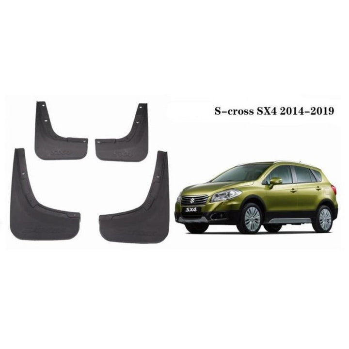 Car Craft Compatible With Maruti Suzuki S Cross Sx4 2014-2019 Car Tyre Mudflaps Mud Flap Mud Guard Fender Splash Guard Lm2003 CC-7363 - CAR CRAFT INDIA
