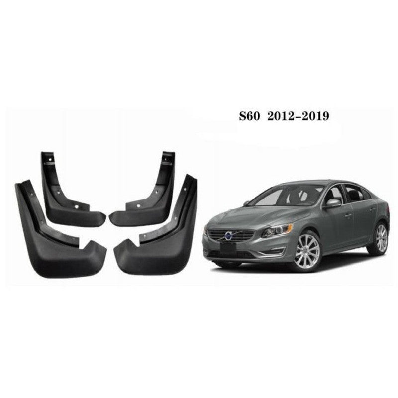 Car Craft Compatible With Volvo S60 2012-2019 Car Tyre Mudflaps Mud Flap Mud Guard Fender Splash Guard Vo1003 CC-7370 - CAR CRAFT INDIA