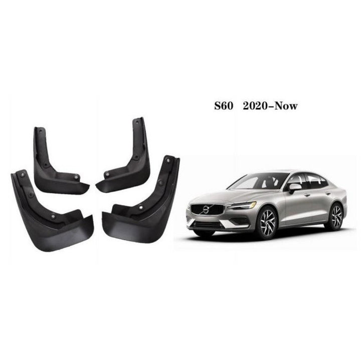 Car Craft Compatible With Volvo S60 2020+ Car Tyre Mudflaps Mud Flap Mud Guard Fender Splash Guard Vo2011 CC-7371 - CAR CRAFT INDIA