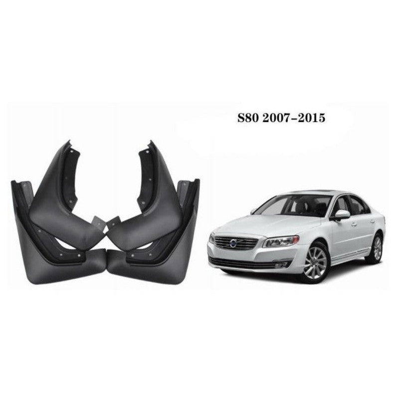 Car Craft Compatible With Volvo S80 2007-2015 Car Tyre Mudflaps Mud Flap Mud Guard Fender Splash Guard Vo1004 CC-7372 - CAR CRAFT INDIA